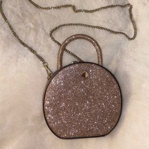 Kate Spade pink glitter purse